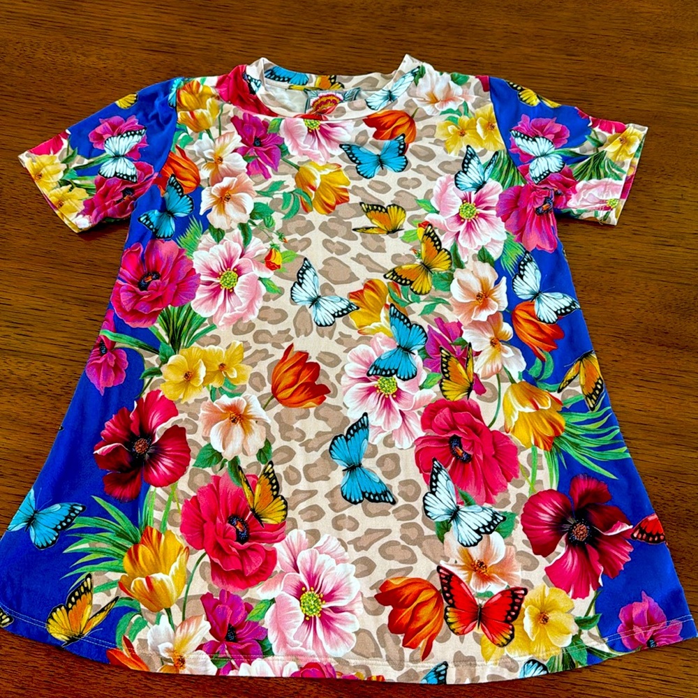 Johnny Was Swing Short Sleeved T-Shirt XXS